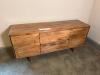 Anton Solid Wood Console in Mid-Century Modern Style by West Elm