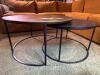 Knurl Nesting Metal Coffee Tables - 4