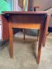 Drop Leaf Wooden Table - 6