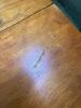 Drop Leaf Wooden Table - 9