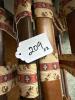 Pair of Folding Luggage Racks With Woven Floral Straps - 6