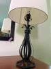 Iron Table Lamp With Drum Shade - 3