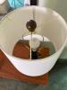Iron Table Lamp With Drum Shade - 4