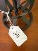 Iron Table Lamp With Drum Shade - 8
