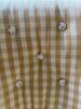 Upholstered Club Chair in Gingham-Style Fabric - 4