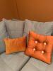 Contemporary Sectional Sofa with Ottoman and Accent Pillows - 5