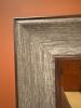 Gray Wood-Framed Wall Mirror - 4