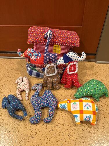 Fabric Arc and Animal Set