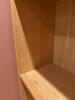 Tall Oak-Style Bookcase with Adjustable Shelves - 3