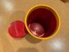 Red and Yellow Plastic Canisters - 2