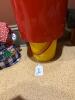 Red and Yellow Plastic Canisters - 6