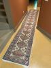 Hand Woven Persian Wool Runner Rug Geometric Motif