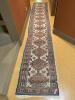 Hand Woven Persian Wool Runner Rug Geometric Motif - 2