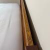 King Shaker Style Wood Platform Bed Frame & Mattress - 4