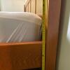 King Shaker Style Wood Platform Bed Frame & Mattress - 14