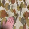 Armchair With Leaf Pattern & Two Matching Pillows - 4