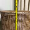 Rustic Round Lidded Wicker Hamper (1 of 2) - 7