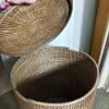 Rustic Round Lidded Wicker Hamper (2 of 2) - 6