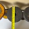 Four Industrial Wooden Textile Mill Spools - 9