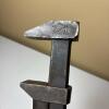 Vintage Wood Handle Pipe Wrench & Metal Pipe Wrench - 3