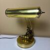 Vintage Brass Adjustable Banker's Desk Lamp
