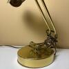 Vintage Brass Adjustable Banker's Desk Lamp - 3