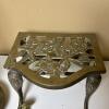 Brass Footman Trivet, Chamberstick, & Hardware - 4