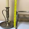 Brass Footman Trivet, Chamberstick, & Hardware - 7