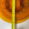 Two MCM Amber Glass Snack Plates - 5