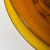 Two MCM Amber Glass Snack Plates - 6