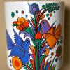 Ransburg Decorative Metal Canisters, Folk Art Style - 2