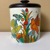 Ransburg Decorative Metal Canisters, Folk Art Style - 5