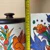 Ransburg Decorative Metal Canisters, Folk Art Style - 8