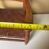 Rustic Wooden Doll's Armchair With Woven Seat - 8