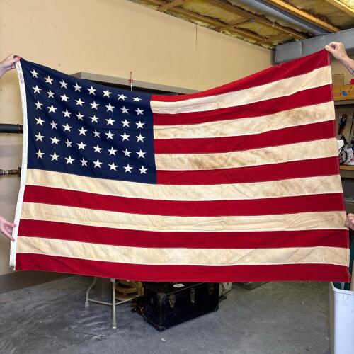 Vintage Defiance 48-Star American Flag