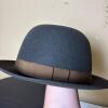 Optimo Chicago Trilby Felt Hat with Brown Ribbon Band - 2