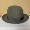 Borsalino Grey Felt Fedora Hat, Made in Italy