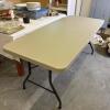 Samsonite 6-Foot Folding Table, Cream
