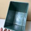 Vintage Hand-Painted Floral Metal Waste Basket - 4