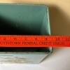 Vintage Hand-Painted Floral Metal Waste Basket - 8