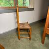 Ladder-Back Side Chair With Woven Rush Seat - 5