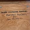 21" x 21" Joe Tripetti &ldquo;Pleasant Peasants&rdquo; Silver Cloisonn&eacute; Enamel Artwork - 3
