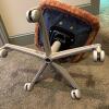 Upholstered Rolling Office Chair, 1 of 2 - 4
