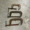 Trio of Vintage C-Clamps - Two Brink and Cotton