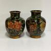 Pair of Ceramic Floral Decorative Vases