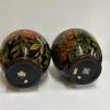 Pair of Ceramic Floral Decorative Vases - 4