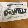 DeWalt Cordless Drill/Driver with Charger and Manual - 8