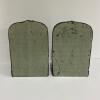 Pair of Embossed Leather Figural Bookends - 4
