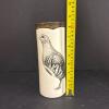 Laura Zindel Studio Ceramic Vase with Bird Illustration - 6