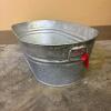 Pair of Large Decorative Metal Tubs - 4